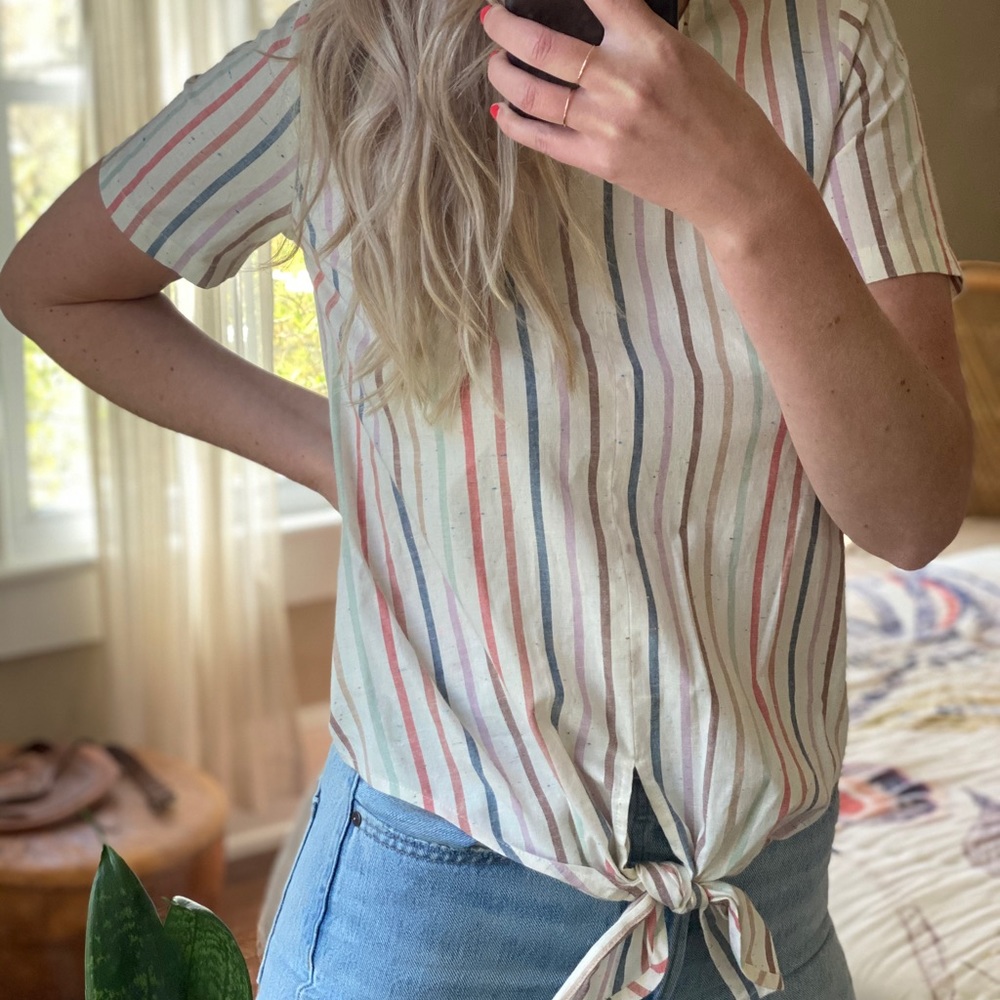 Madewell striped top